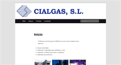 Desktop Screenshot of cialgas.com